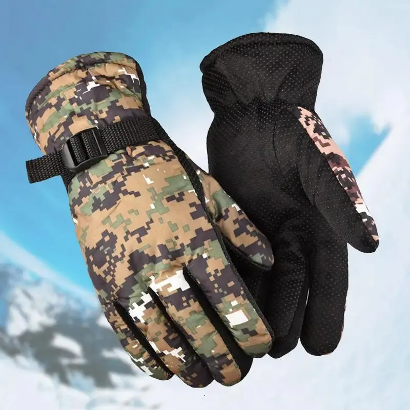 Guanti Invernali Impermeabili Da Sci E Neve Unisex, Antivento E Termici, Con Isolamento 3M E Touchscreen, Per Outdoor - 6