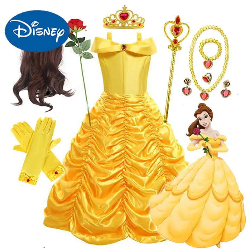 bell princess dress Belle Costume Disney Made from soft Winter Beauty