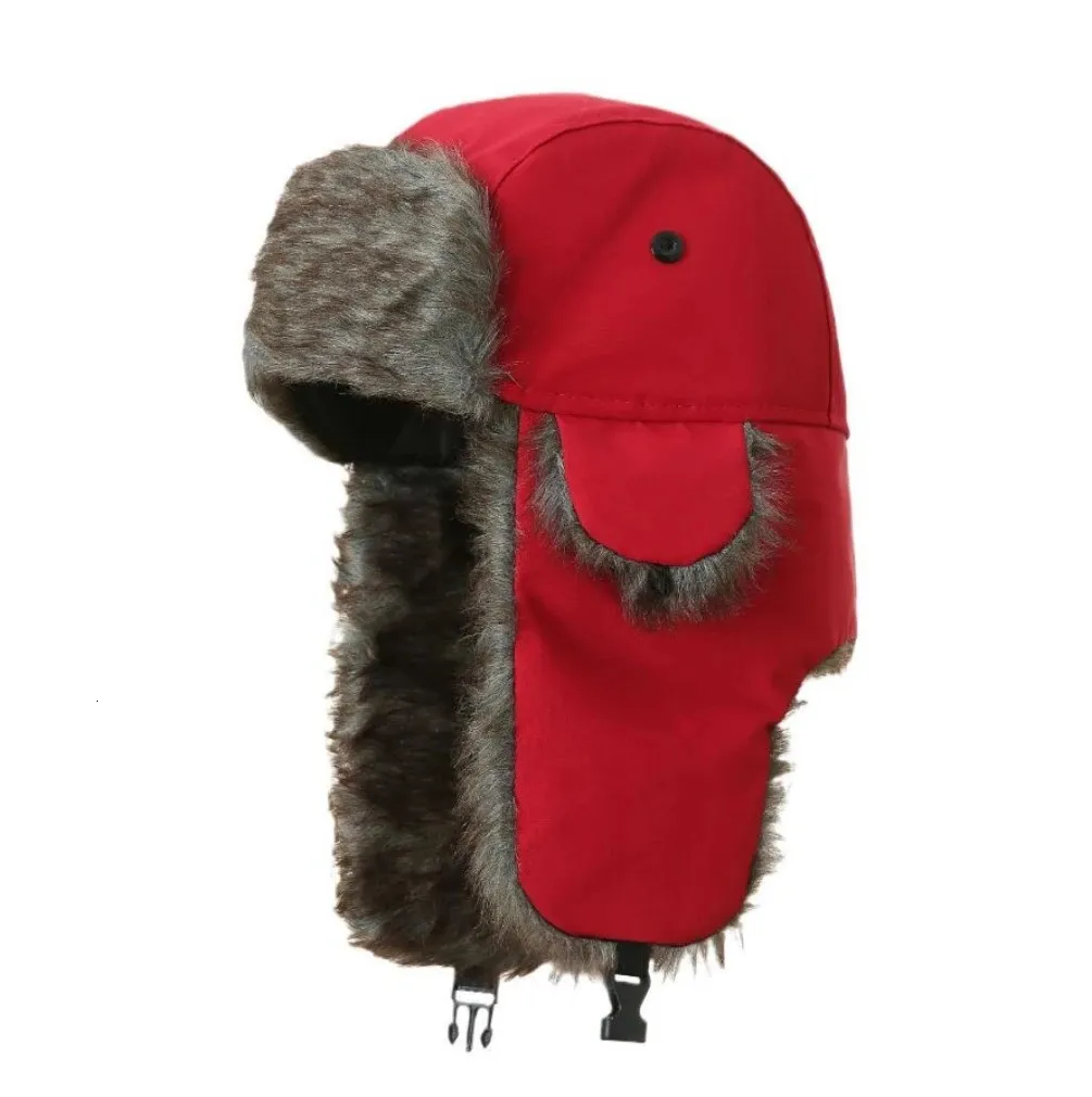 Faux Fur Trapper Hat with Ear Flaps, Windproof Waterproof Winter Ski Hat Amazon.com: Women Winter Furry Trapper Hat with Earflaps  main image 4