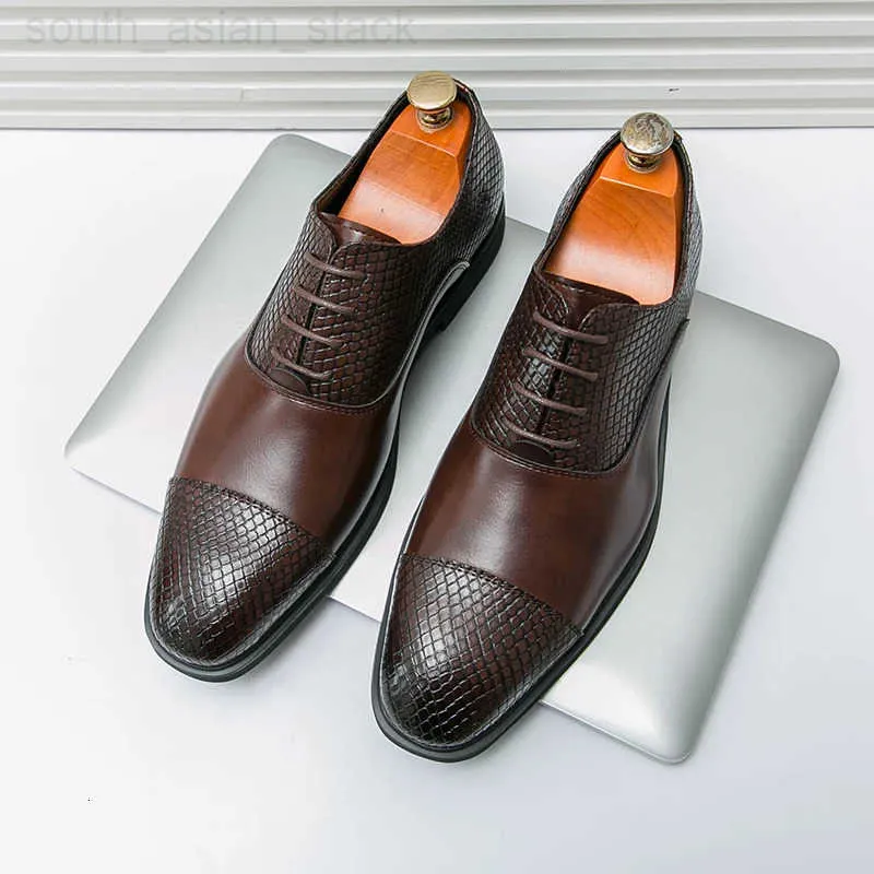Heren leren schoenen, formele kleding, Oxford, veterschoenen