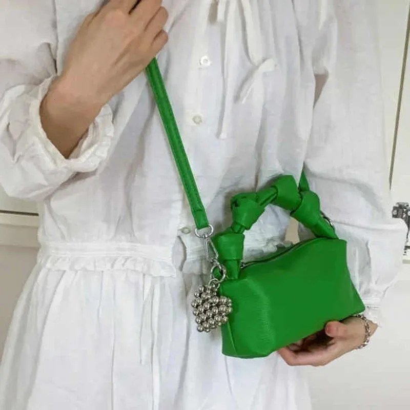 Pendant Decor Handheld Small Square Bag For Women, Fashionable 