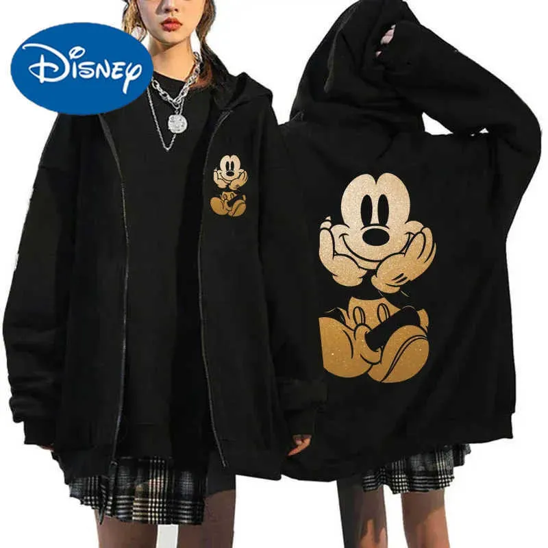 Disney Women's Mickey Mouse Pattern Sweatshirt Dope... 