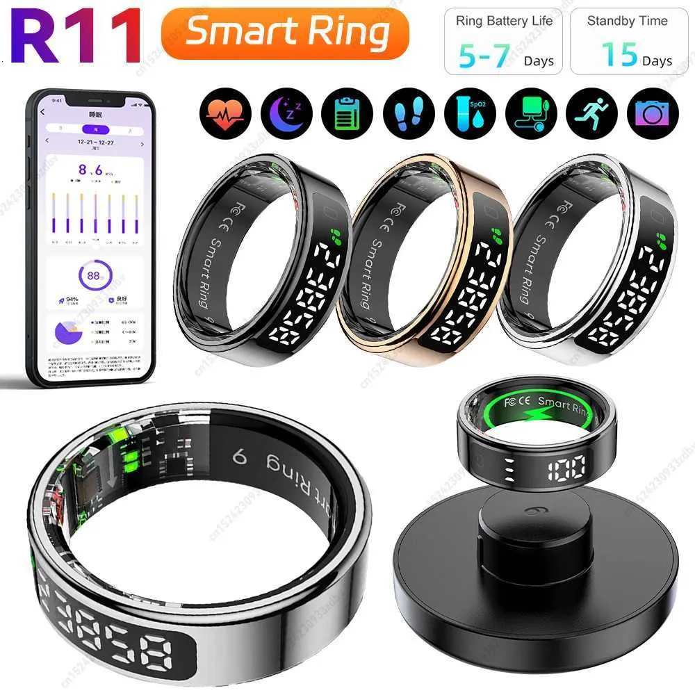 R11 Smart Ring Pro With Display, Touch & Waterproof... From Alayka, $13 ...