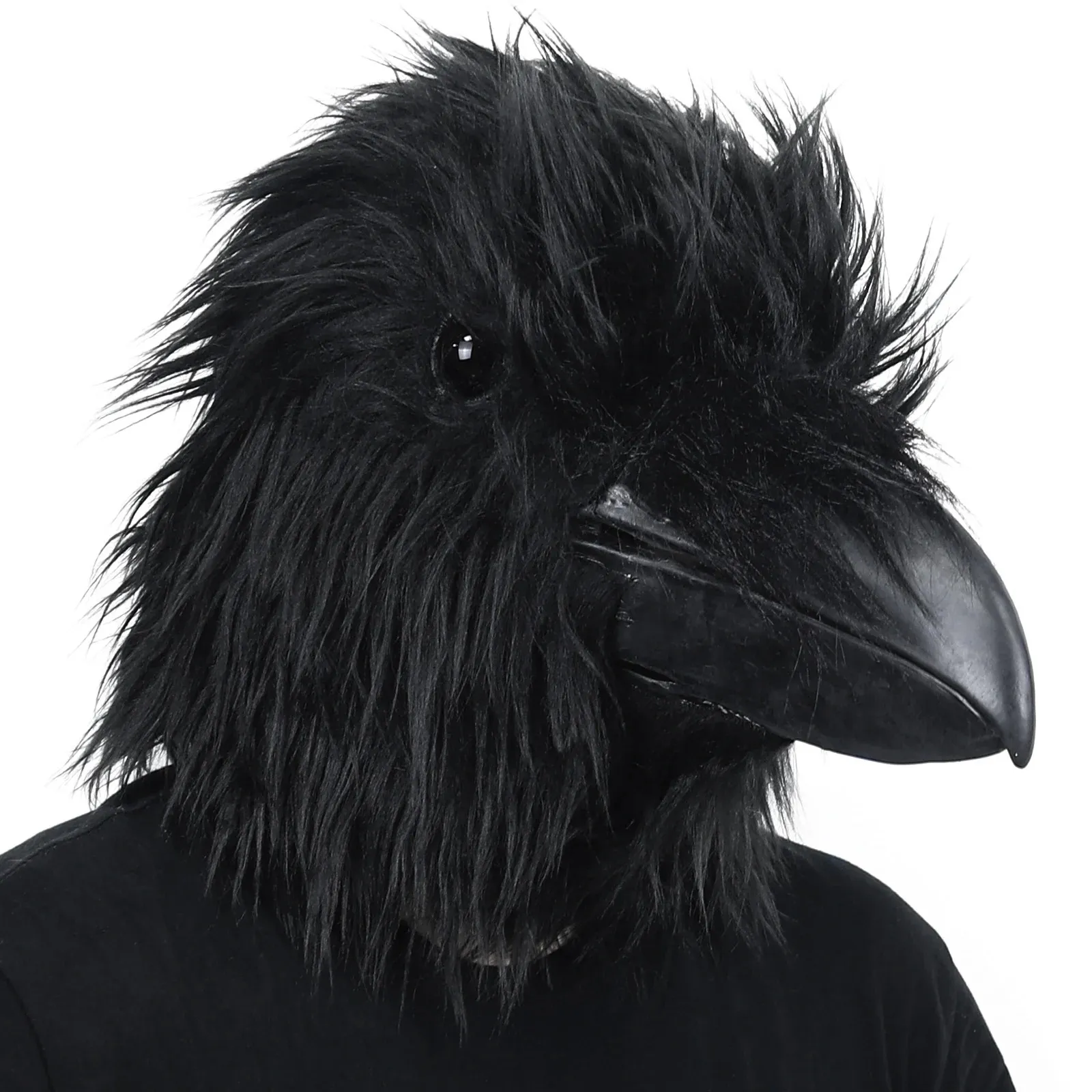 Crow Animal Mask, Latex Headgear Prop Suitable for Party Dance ...