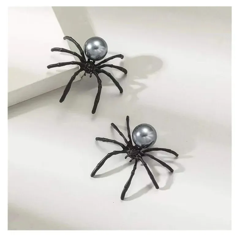 Orecchini A Forma Di Ragno In Argento Sterling 925 – Gioielli Halloween A Cerchio, Ipoallergenici, Regalo Donna