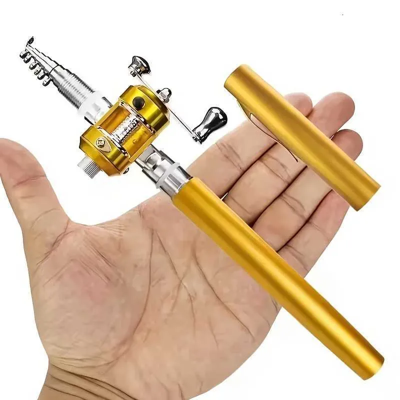 Compact Penshaped Pocket Fishing Rod With Spool Reel... 