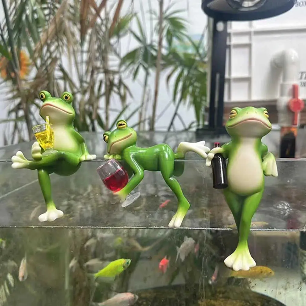 Divertida Rana Pintada A Mano, Maceta Colgante, Animal De Dibujos Animados,  Figuritas De Rana De Pie, Adorno Decorativo De Rana De Resina, Jardín  M251014 De 4,65 € | DHgate, image size:1001x1001