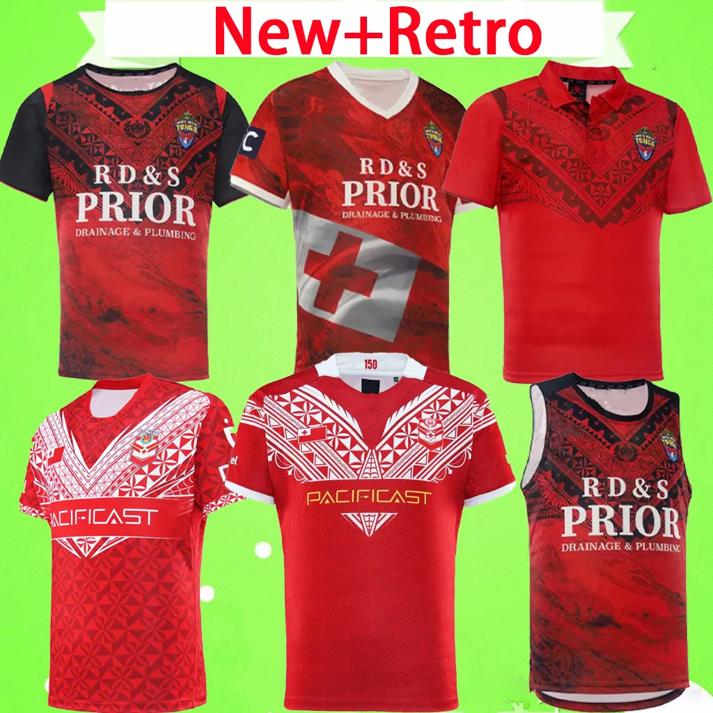 New Retro Tonga Rugby Jersey 2025 2026 2027 Home Away Third Shirt