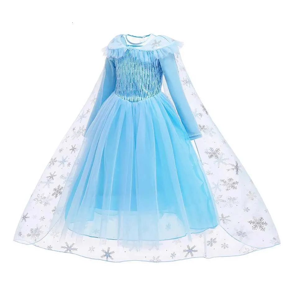 Sprookje Prinses Elsa Gemaskerd Bal Vakantie jurk Dames Film cosplay