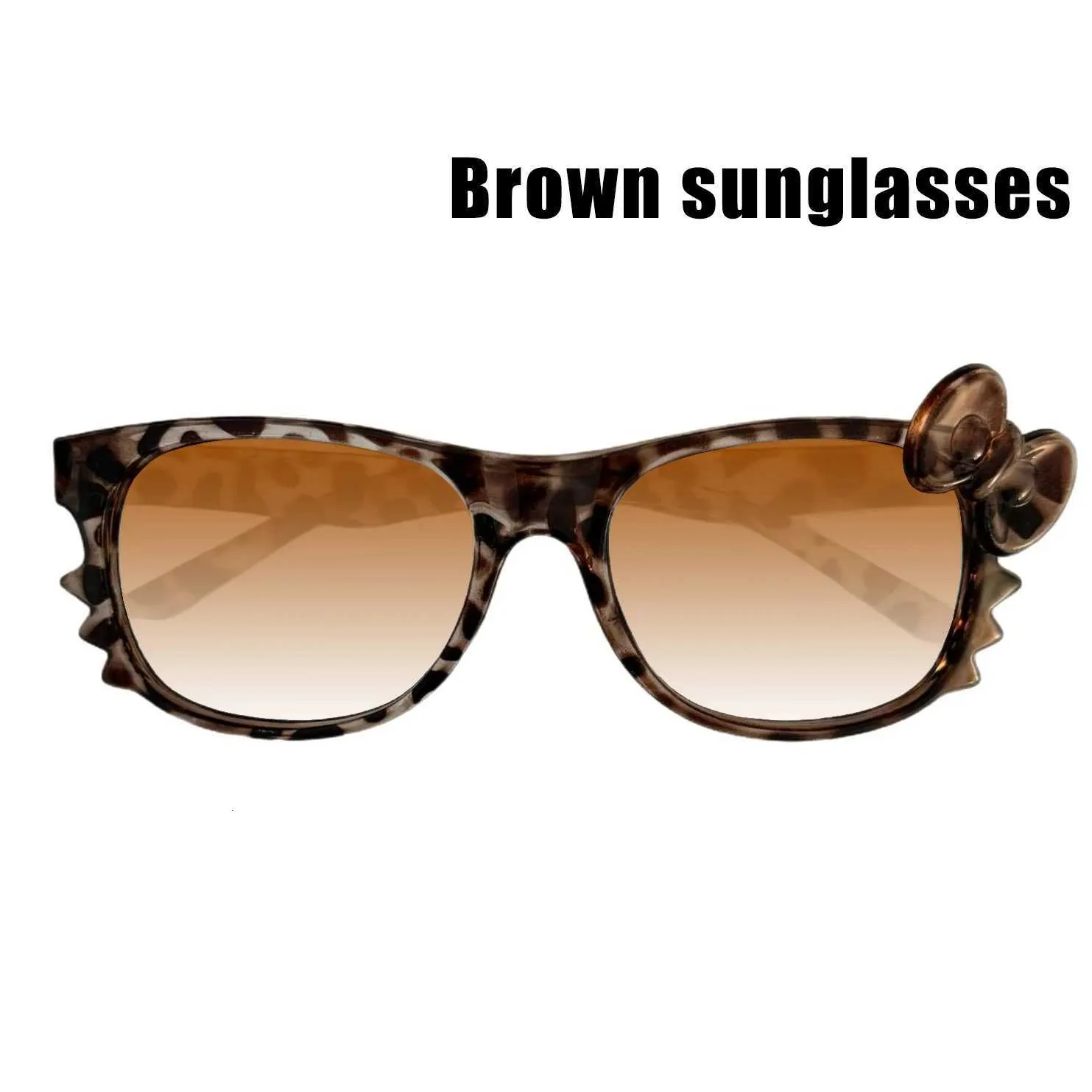 Sanrio Hello Kitty Leopard Print Glasses Frame Y2K Retro  display picture 1