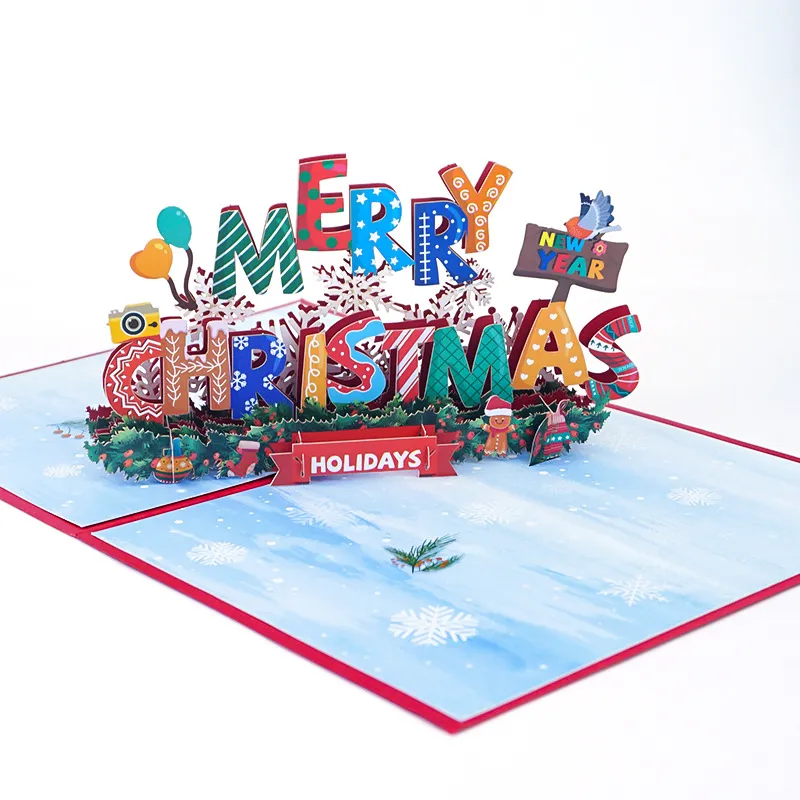 Handmade 3D Santa Gnome Pop Up Christmas Card - Greeting Cards for ...