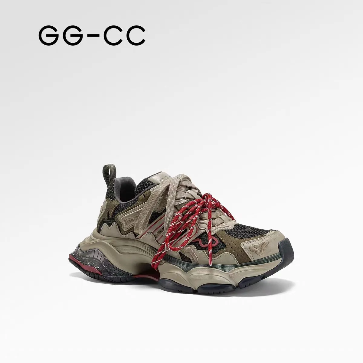 GGCC Designer Thick Soled Vintage Cowhide Luxury Casual Fashionable And Trendy Height Increasing Sports Shoes For Woman_voghion.com