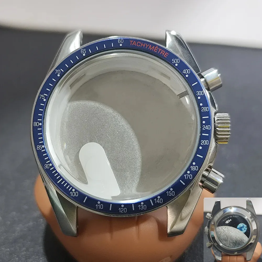 VK63 VK64 Stainless Steel Chronograph Watch Case 1.56 in 39.7 mm
