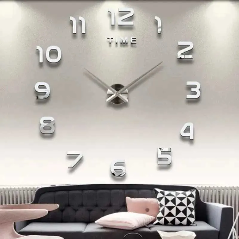 C251015 Modern Large Wall Clock 2D DIY Quartz... From Uk_leeds, $11.9 ...