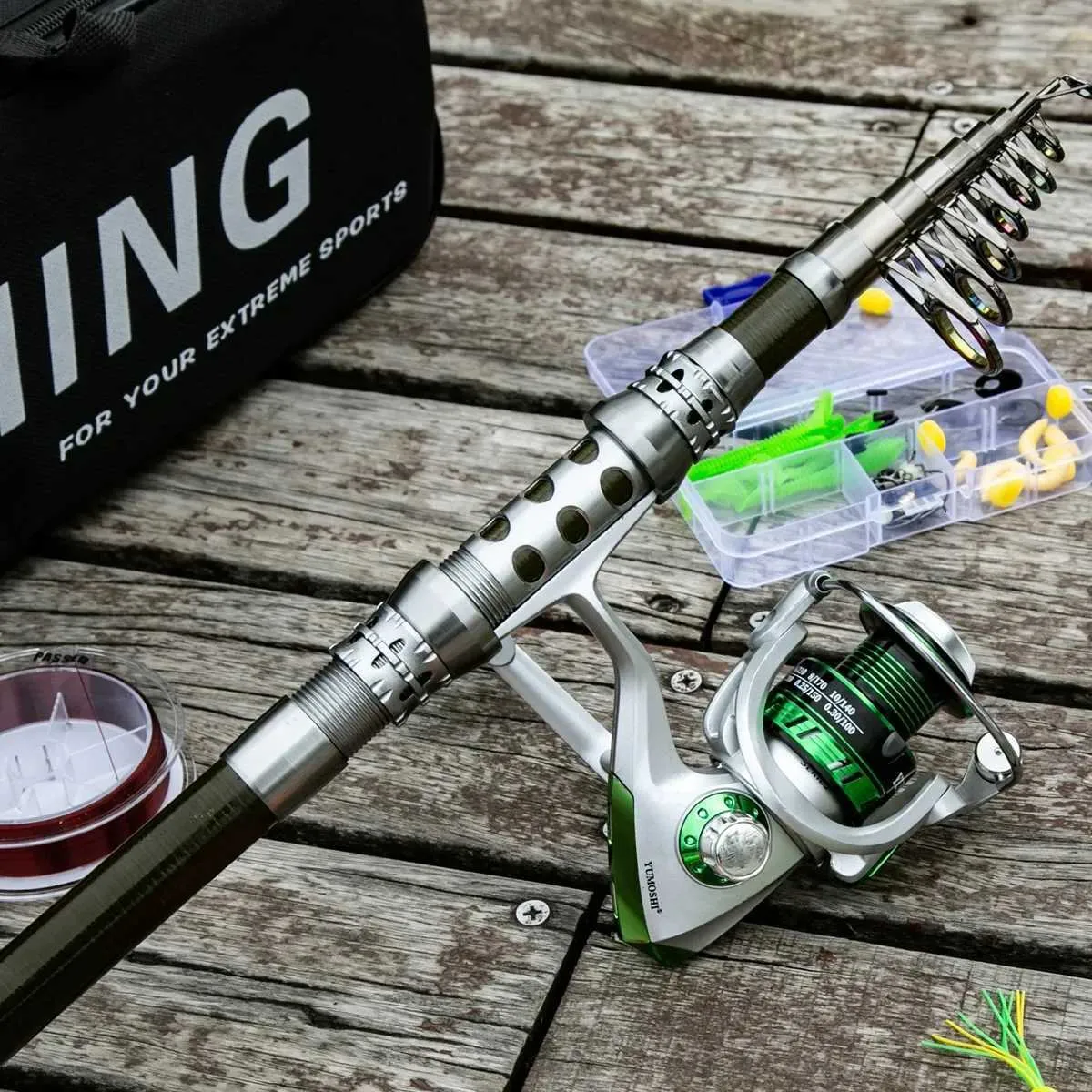 1 2 inch fishing lure screw eyes Stainless Steel joint bait Choose Hook Size:7/0 (3 pk) and trout St. Croix RIC74MHM Black