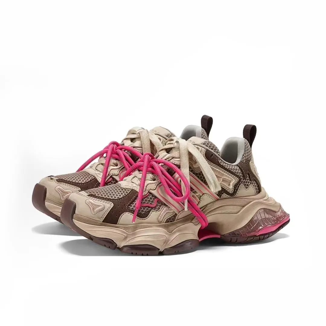 GGCC Designer Thick Soled Vintage Cowhide Luxury Casual Fashionable And Trendy Height Increasing Sports Shoes For Woman_voghion.com