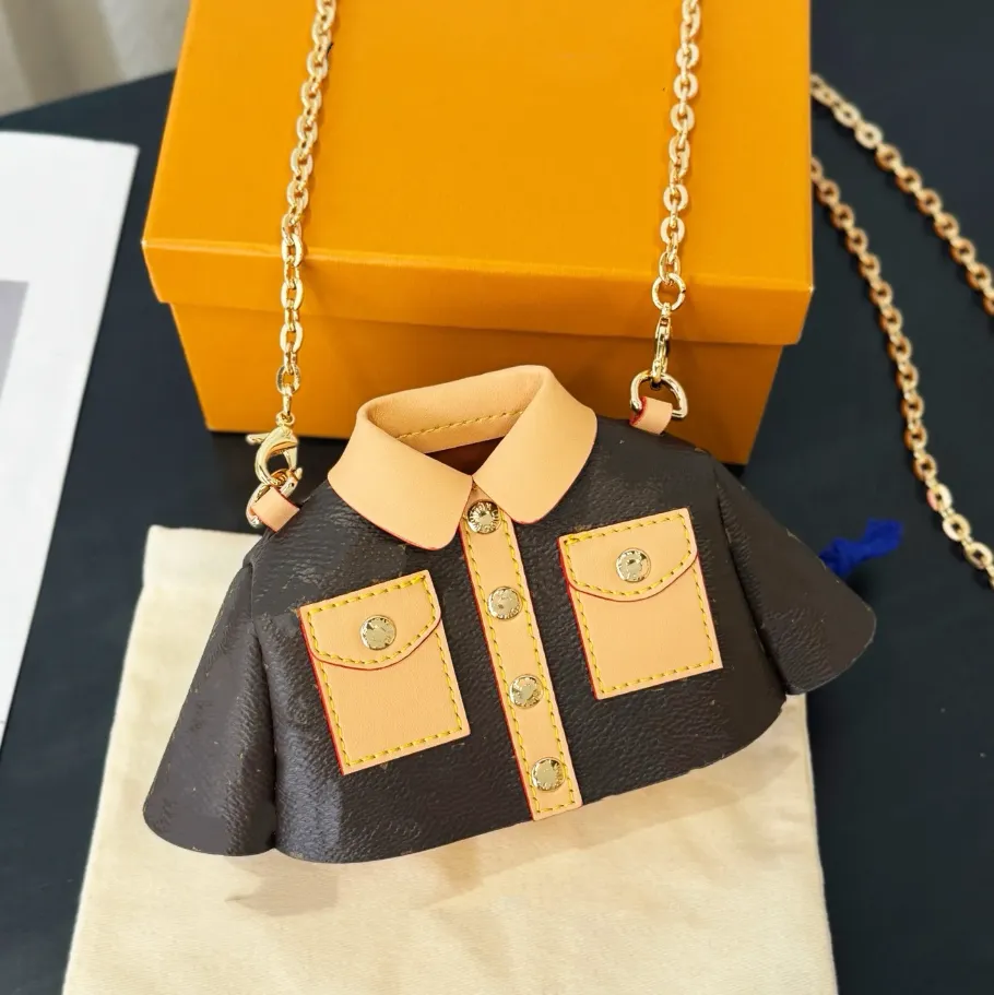 Portachiavi A Forma Di Ciliegia In Metallo Dorato - Ciondolo Per Borsa, Accessorio Auto, Portafortuna