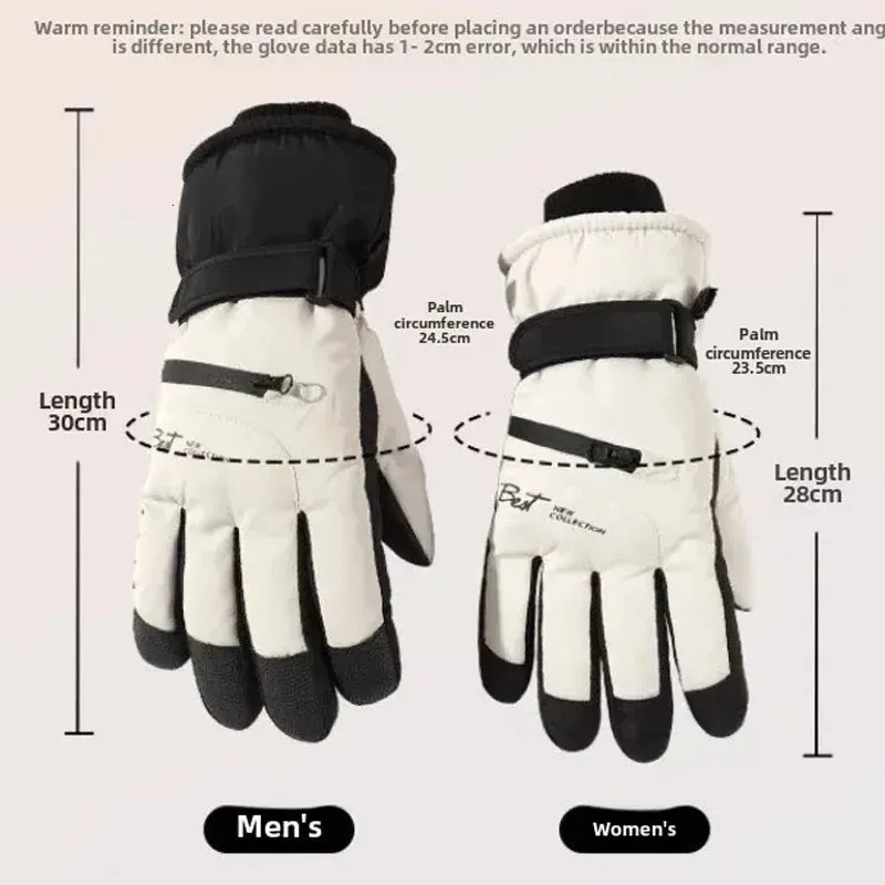 Guanti Invernali Touchscreen Antiscivolo Uomo Donna - Termici Per Ciclismo, Moto, Sci - Polsino Lungo - Kua Fly