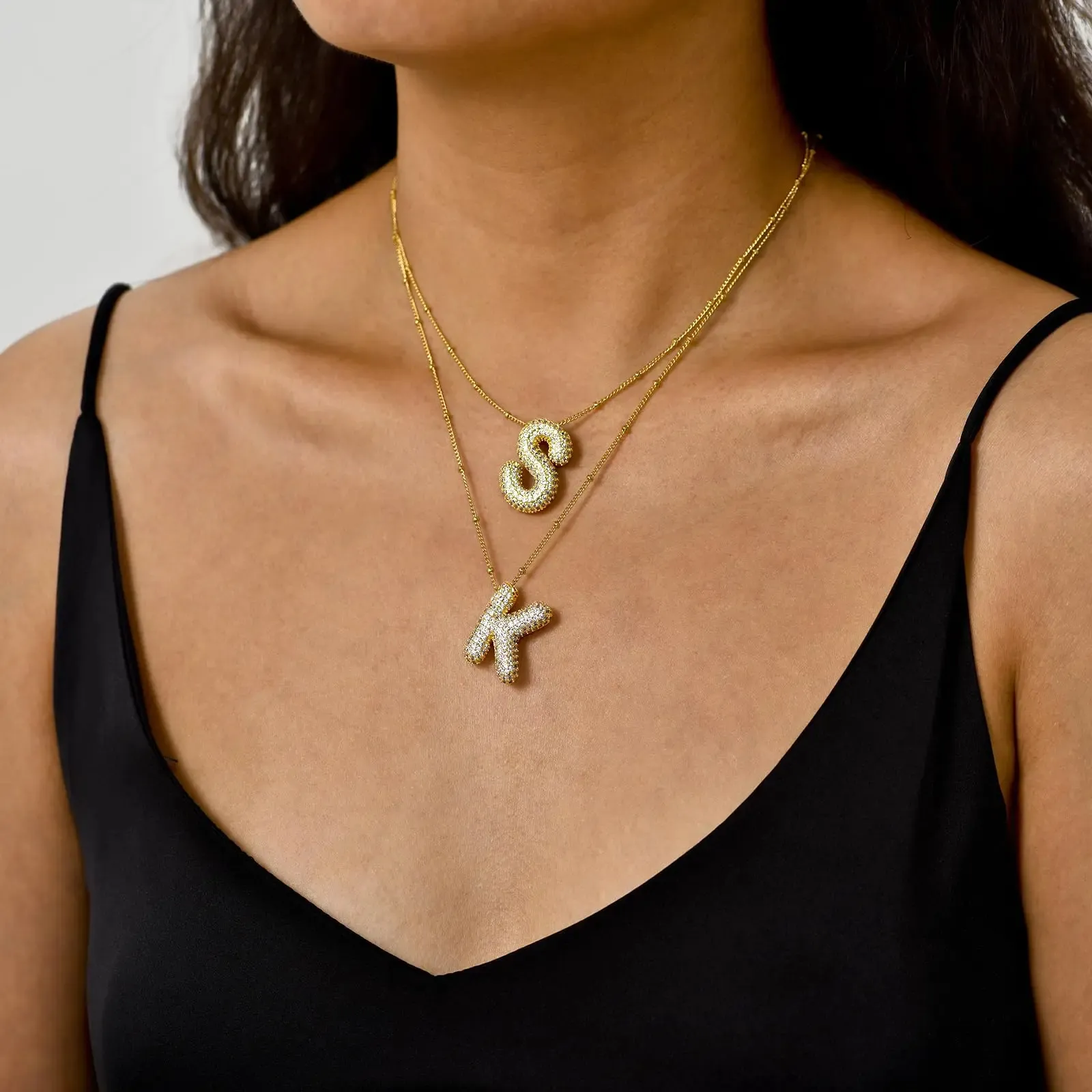 MHSSUN Palloncino Placcato Oro 26 Collane Con Lettere Rame Zircone Bolla  Ciondolo Iniziale Y Gioielli Con Catena Di Personalità Delle Donne 251015  Da 8,54 € | DHgate, image size:1600x1600