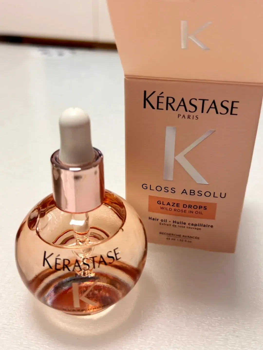 KERASTASE Gloss Absolu Glaze Drops Wild Rose Hair Oil From
