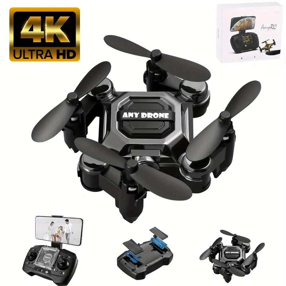 Foldable 4K Camera Mini Pocket FPV Quadcopter With 360° Flip And ...