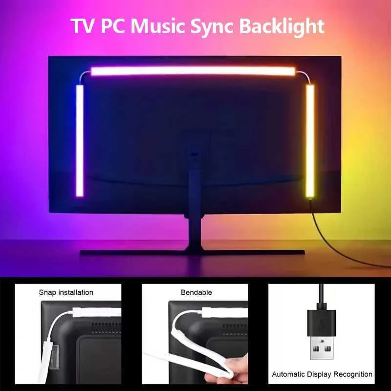 X251015 Smart Ambient LED Strip Lights USB PC TV... From Honey_fruit ...