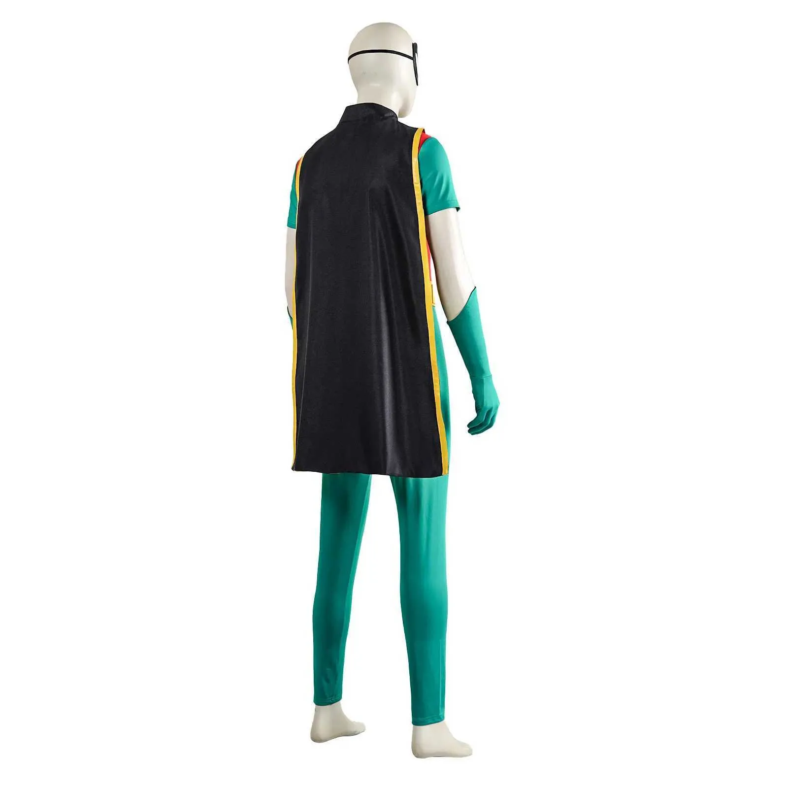 Película De Fantasía Robin Cosplay Ven Adultos Hombres Mono Verde Capa  Cinturón Guantes Máscara De Ojos Traje Fiesta De Halloween Héroe Robin  Trajes Z251015 De 7,42 € | DHgate, image size:1600x1600