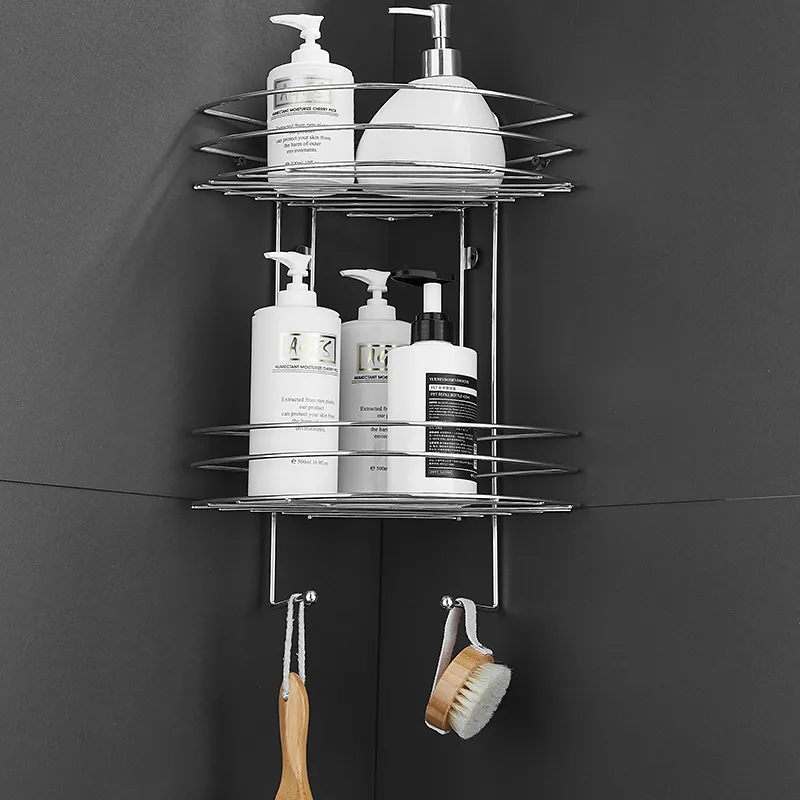 Triangular Storage Rack Stainless Steel Triangular Double Layer Shelving Unit... From Wzqsgjmy ...