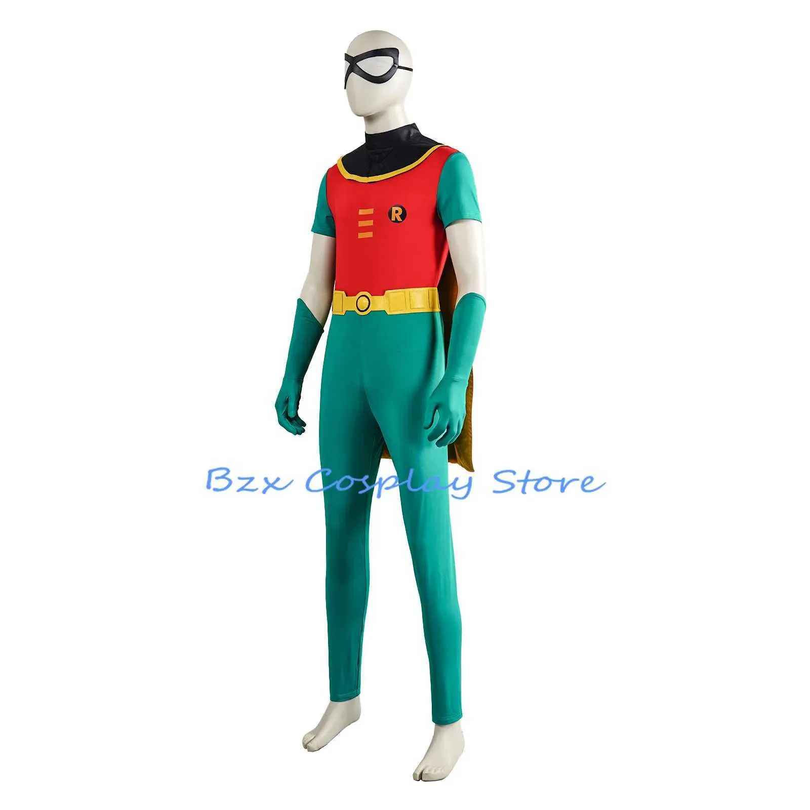 Película De Fantasía Robin Cosplay Ven Adultos Hombres Mono Verde Capa  Cinturón Guantes Máscara De Ojos Traje Fiesta De Halloween Héroe Robin  Trajes Z251015 De 7,42 € | DHgate, image size:1600x1600