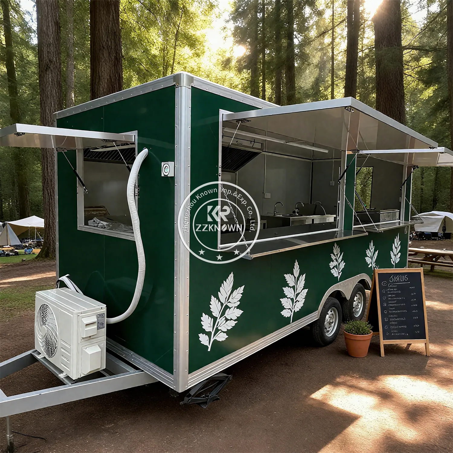 Mobile Food Trailer Truck Pizza Hot Dog Cart Customizable Kitchen ...