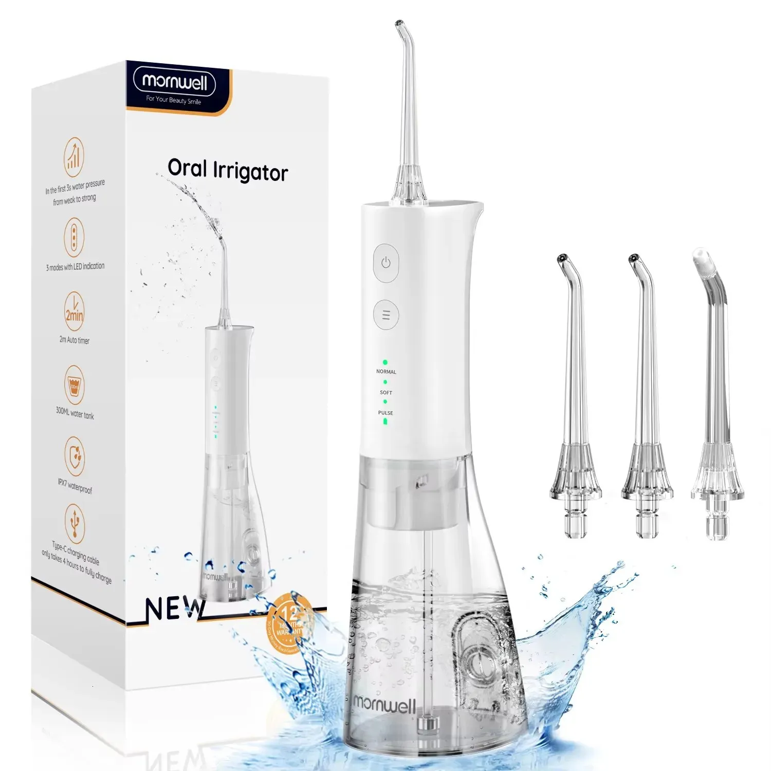 Electric Water Flosser Rechargeable Water Flossers For Teeth Clean ...