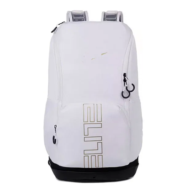 nike air cushion backpack Unisex Heritage (25L), Black/Black/White, MISC Its front zip pocket provides quick access to smaller items Nike Elite Pro Basketball Backpack