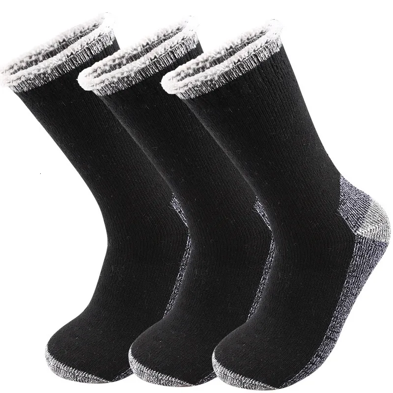 Lot De 3 Paires Chaussettes Thermiques Unisexe - Boucle éponge - Tailles 38-46 - Neuf étiqueté
