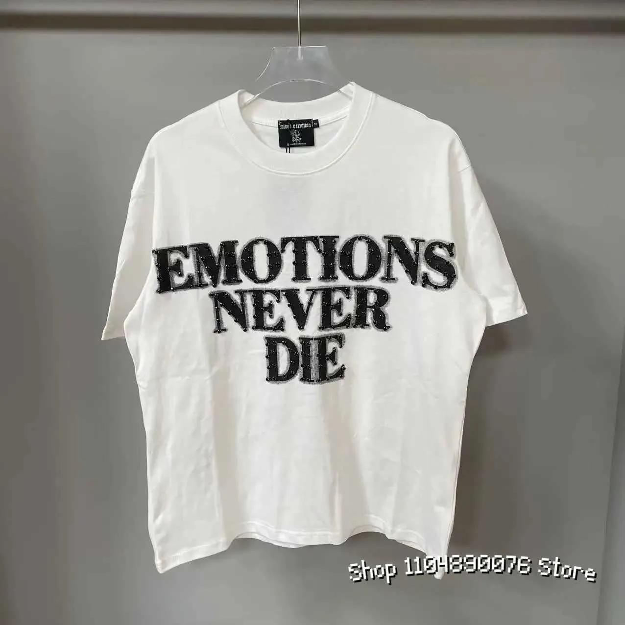 Mixed Emotion 25ss T-Shirt, Vintage Front and Back Diamond ME