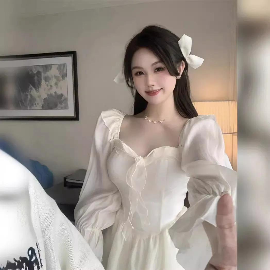 Rich Lady French Style Puff Sleeve Princess Dress ... From Dou01, $18.96 In  Bulk | DHgate.Com