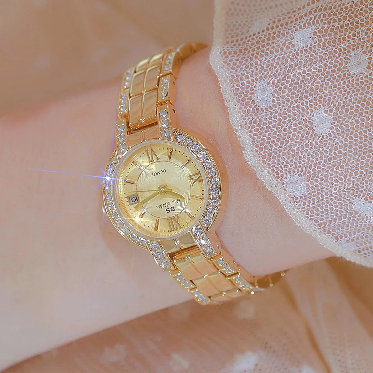 Ladies Watches Quartz Wristwatch Stainless Steel... From  display picture 2
