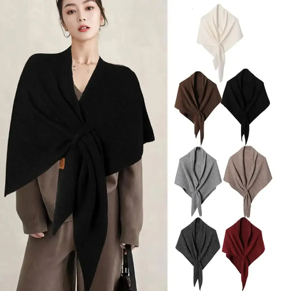 Écharpe Triangle Femme Foulard Hiver Chaude Multifonctionnelle Châle Écharpe Triangle Femme Foulard Hiver Chaude Multifonctionnelle Châle