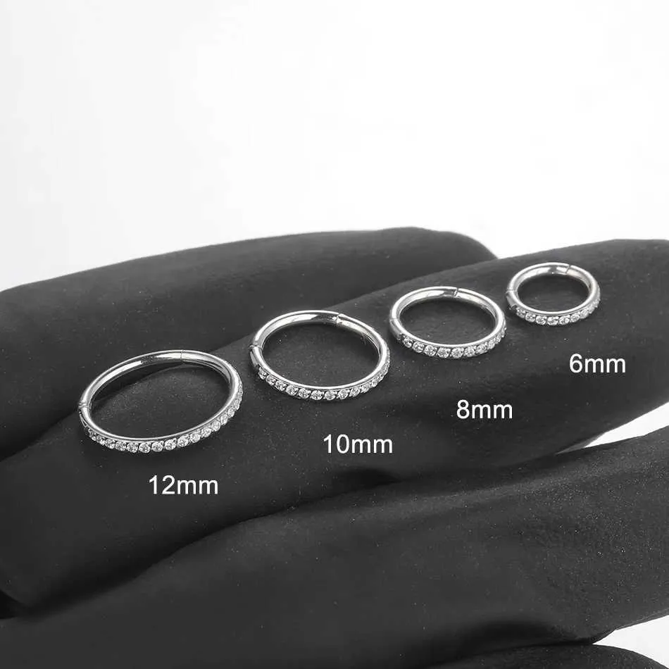 Orecchini A Cerchio In Argento 925 Con Ciondolo Rimovibile, 10mm, Placcati Oro Per Donna, Ipoallergenici - 3
