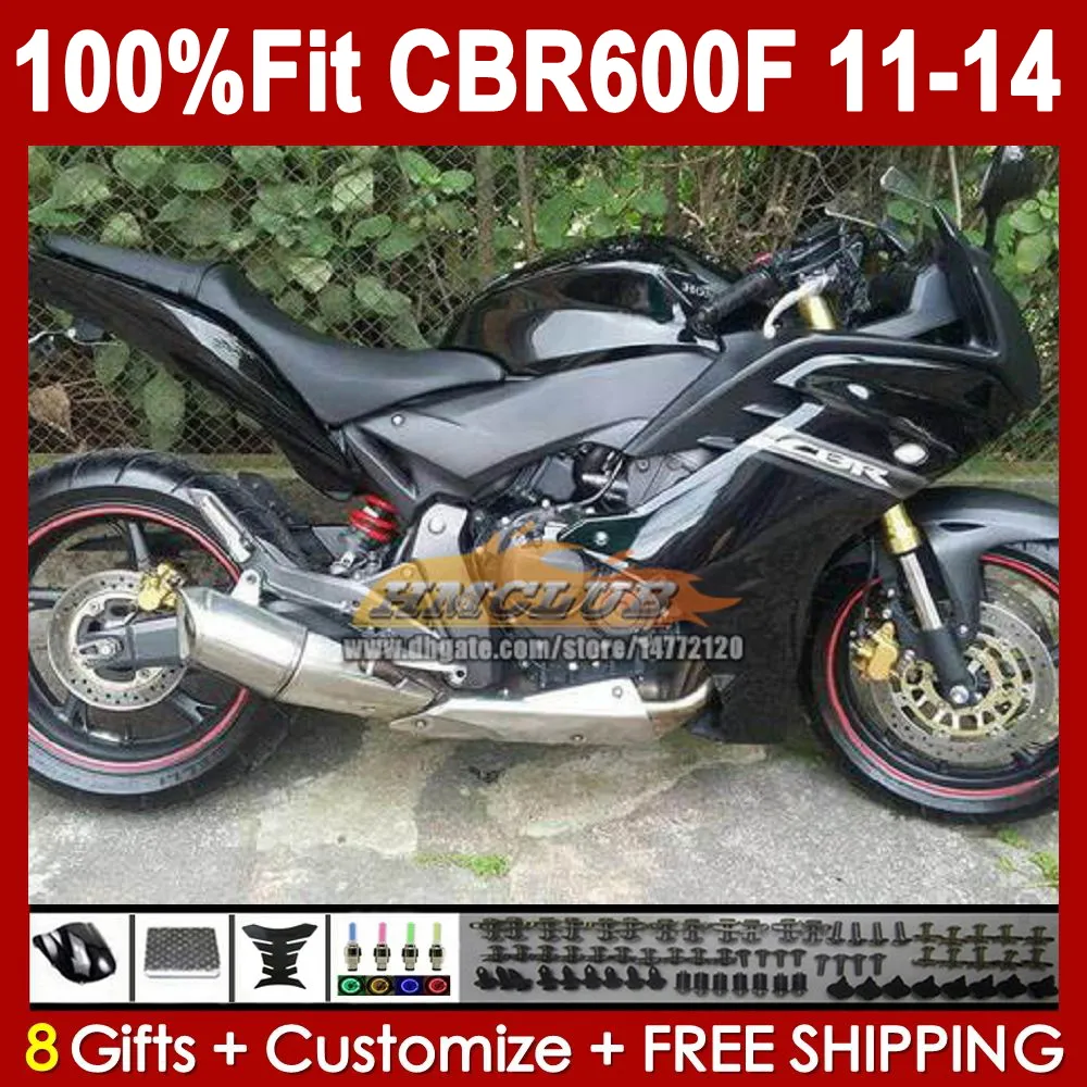 OEM Black Body Kit For Honda CBR600F4i 2011 2014  From Charles