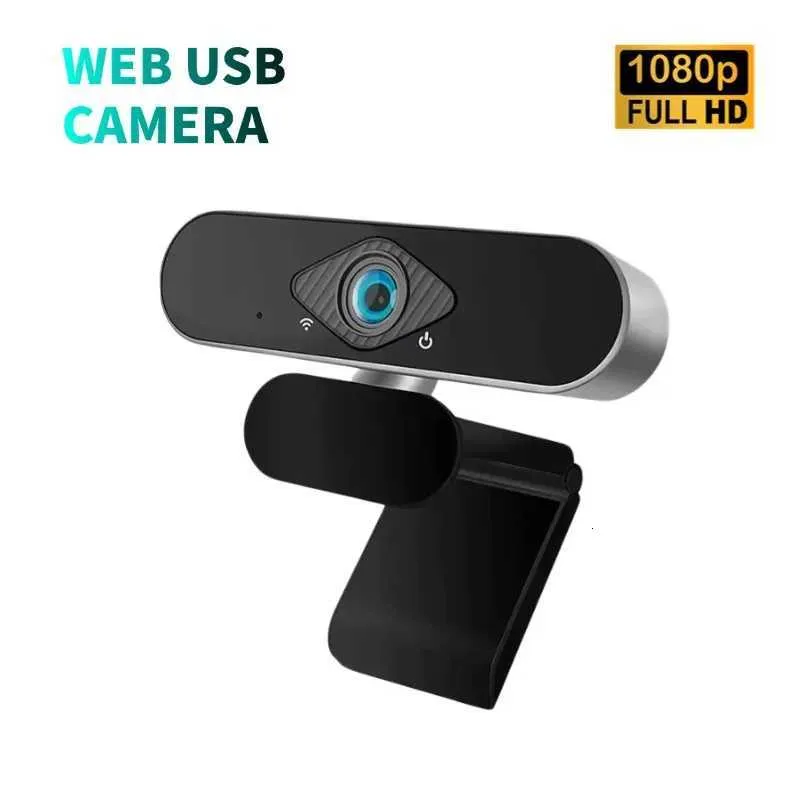 Webcam 1080P Con Microfono E Luce Integrata, Perfetta Per Videochiamate, Smart Working E Lezioni Online - Plug&Play Per PC, Portatili, Mac E Linux