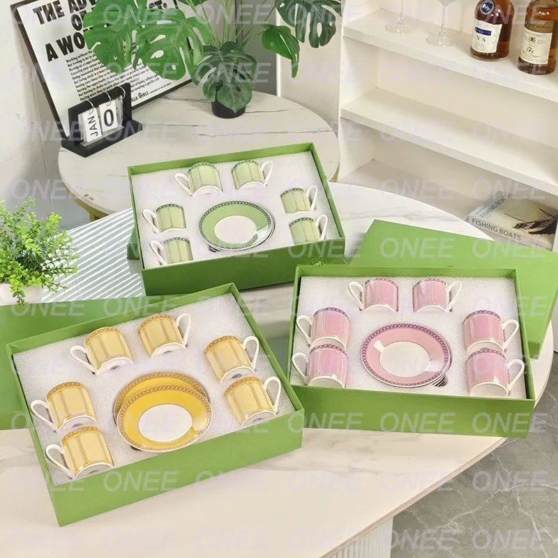 Luxury Vintage Ceramic Beautiful Mug Set With Glazed... 