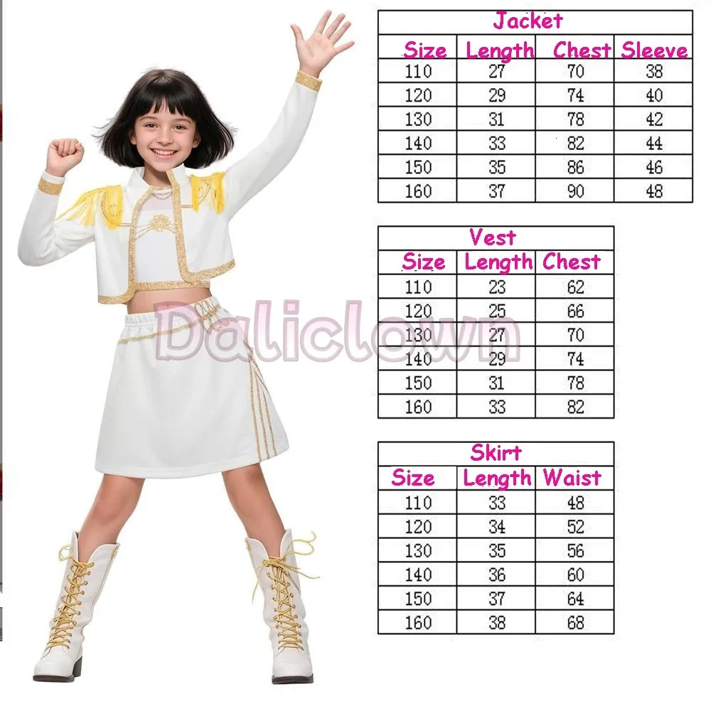 slim fit dress slacks Rumi Cosplay Yellow Dress For Children Girls Female Halloween Carnival –  Cosplaysky.ca main image 0