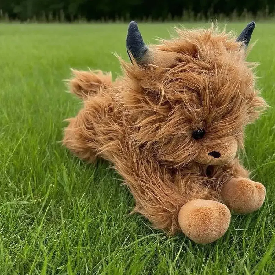 Highland Cow Plush Toy Realistic Stuffed Animal... From Xianstore06 ...
