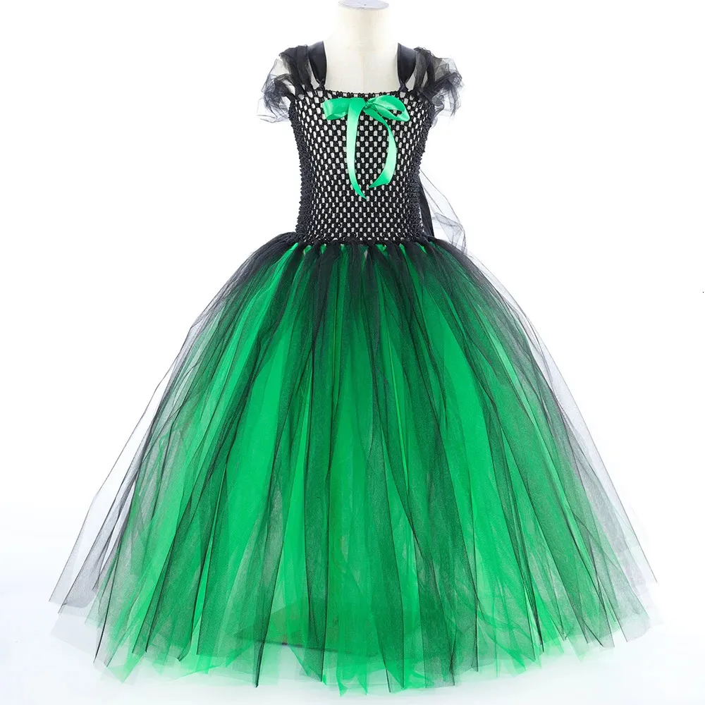 Wicked Elphaba Witch Costume For Girls Green Black... From 15,65  | DHgate