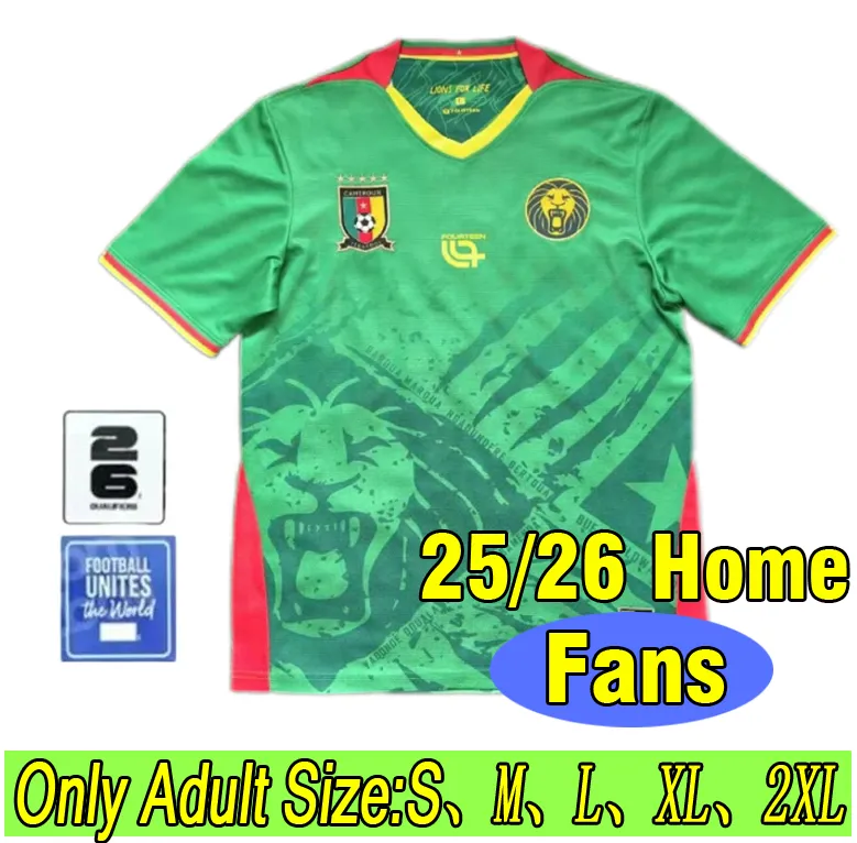 Cameroon Soccer Jerseys 2025-2026: National Team Shirts