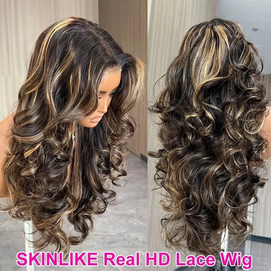 Peluca De Cabello Humano Ondulado Rubio Con Reflejos Negros, Peluca Frontal  De Encaje HD 13x6, Sin Pegamento, Cabello Brasileño Prearrancado De 13x4,  Fiesta Diaria, Listo Para Usar En Oferta De 14,58 € | DHgate, image size:900x900