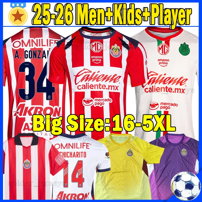 Ahorra a lo Grande en Compras al por Mayor de Xxxl 4xl 2024 2025 Chivas  Soccer Jersey Workeeper Rangel Fans Versión De Jugadores Men Women Kids 