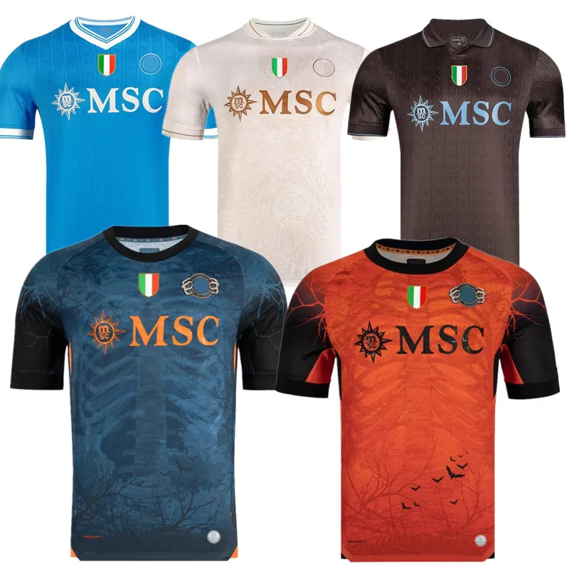 25 26 SSC Napoli Soccer Jersey Maglia Halloween Shirts 2025 2026