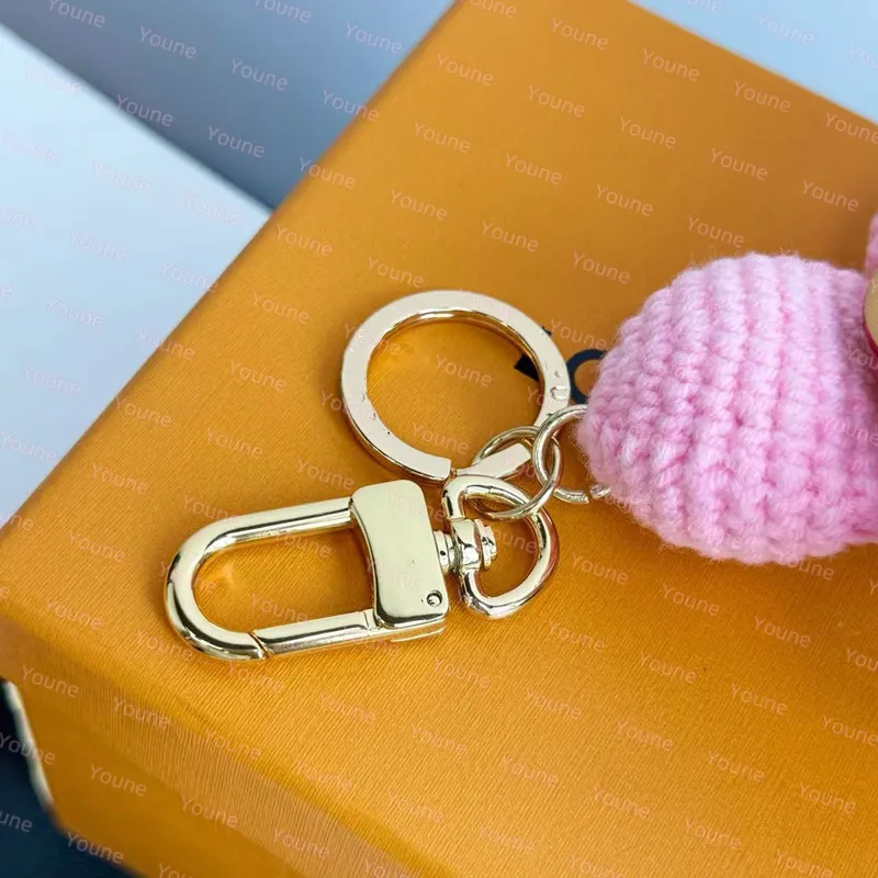 Crochet Bag Charm VivieMonogram Signature Snap Hook From