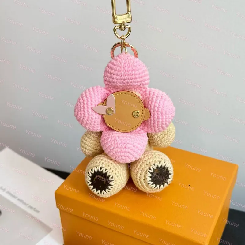 Crochet Bag Charm VivieMonogram Signature Snap Hook From